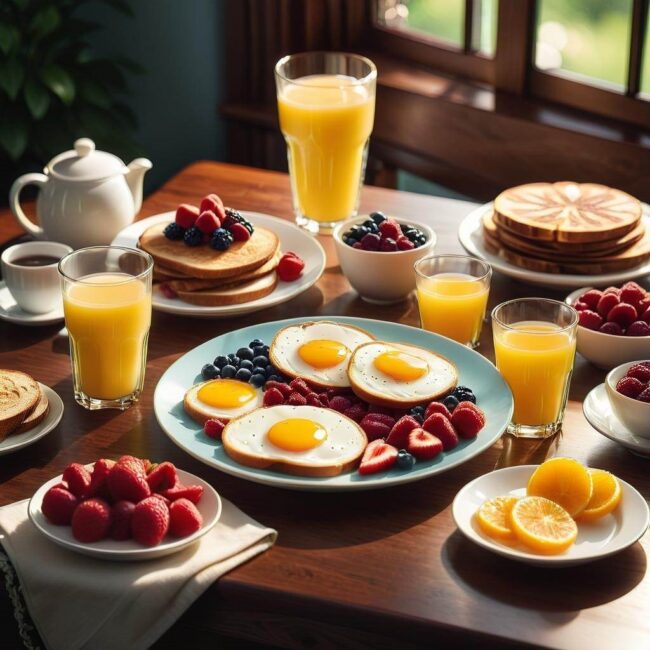pełnowartościowe śniadanie