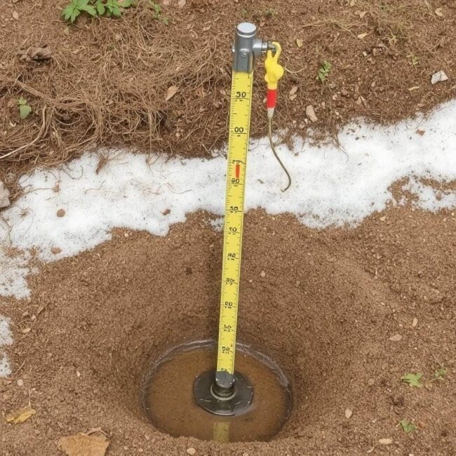 Oznaczanie poziomu wód gruntowych