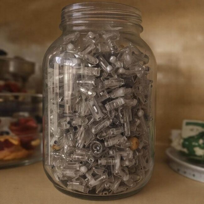 Przechowywanie orzechów włoskich w hermetycznych pojemnikach